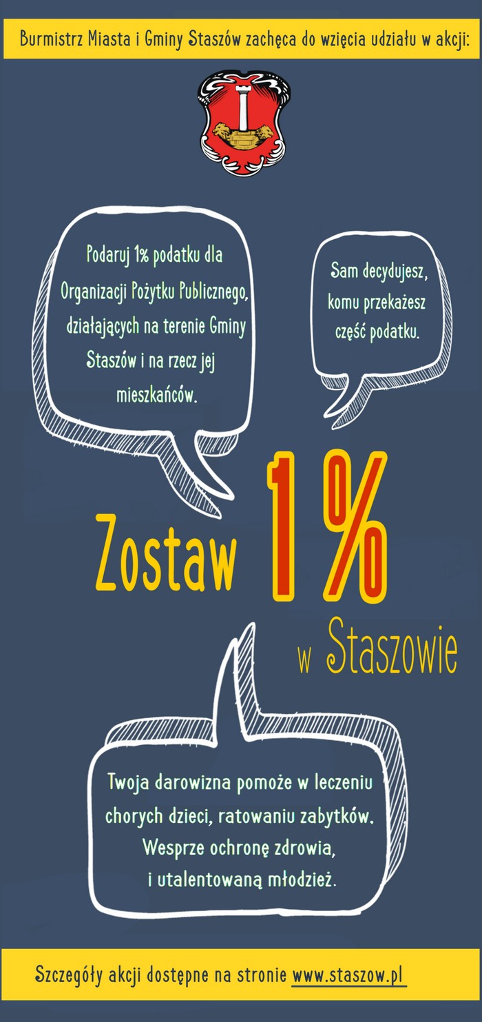 Zostaw 1% w Staszowie - edycja 2021